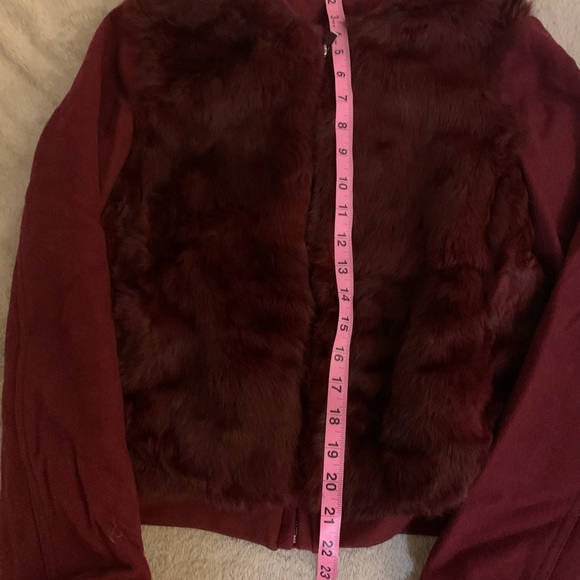 Wow ♥️ DVF Wool Rabbit Fur Bomber jacket - Picture 11 of 13